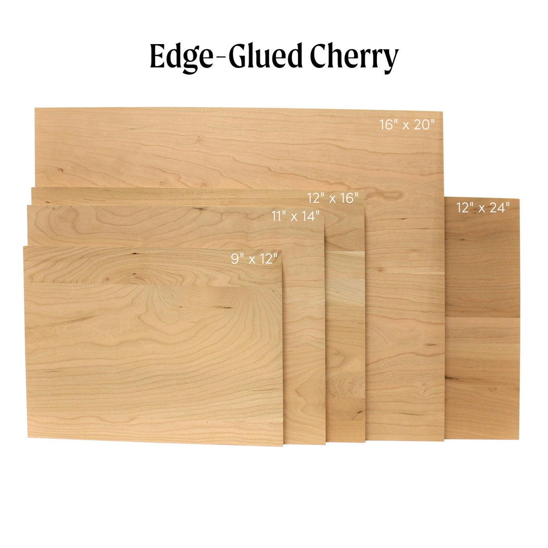 Edge-Glued Cherry, 12 in. x 16 in. x 3/4 in.
