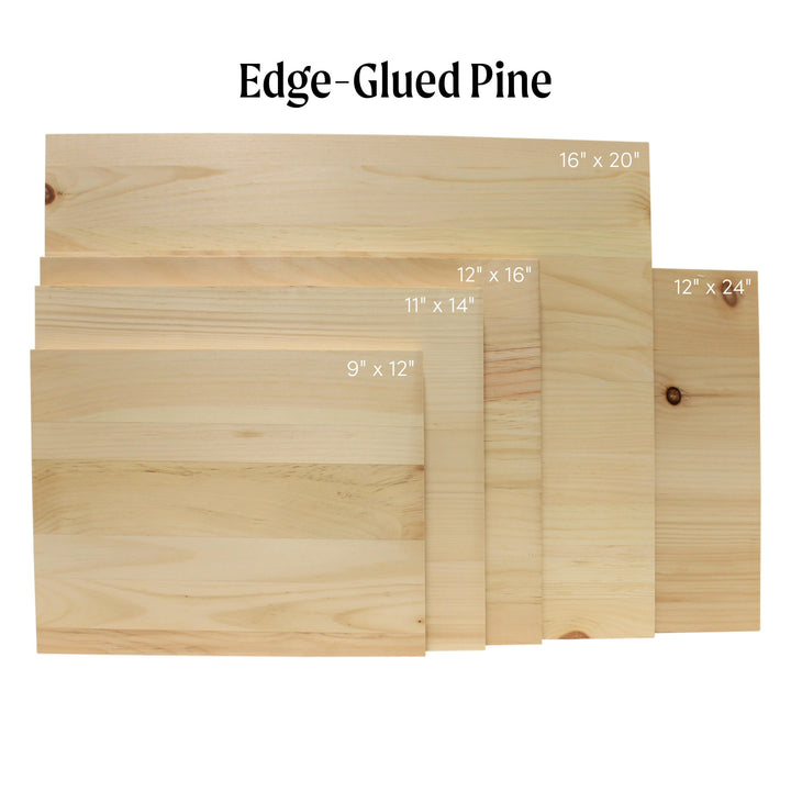 Edge-Glued Pine, 11 in. x 14 in. x 11/16 in.