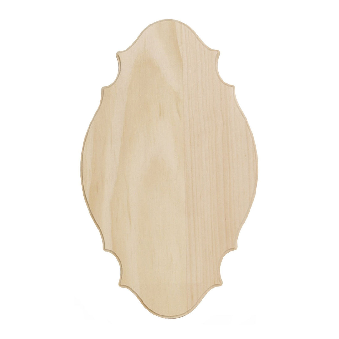 Pine French Provincial Shape, 8 in. x 13-1/2 in. x 5/8 in.