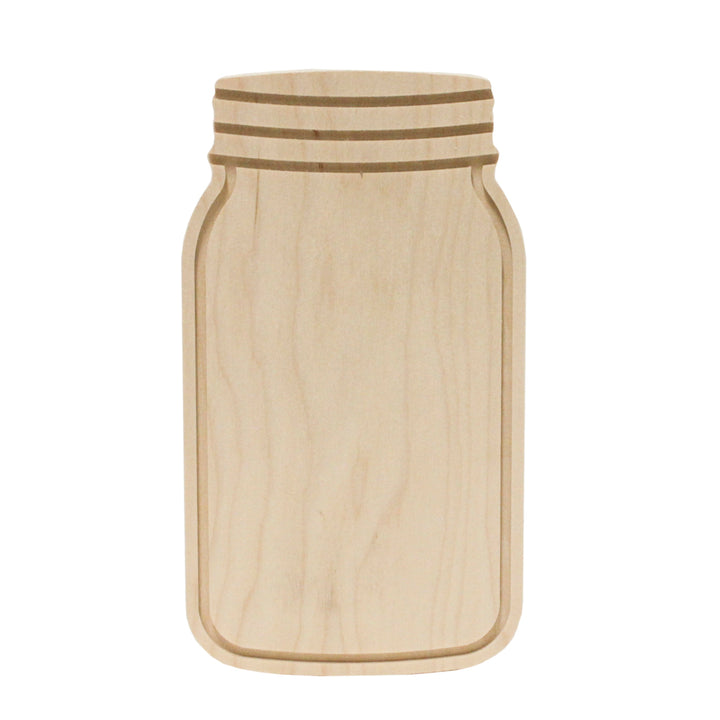 Birch Plywood Mason Jar, 5 in. x 9 in. x 11/32 in.