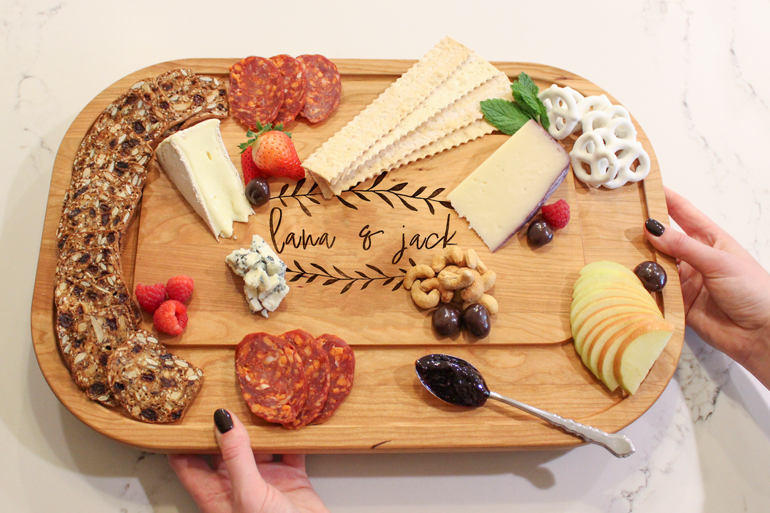 Create a Christmas Charcuterie on a Custom Cutting Board