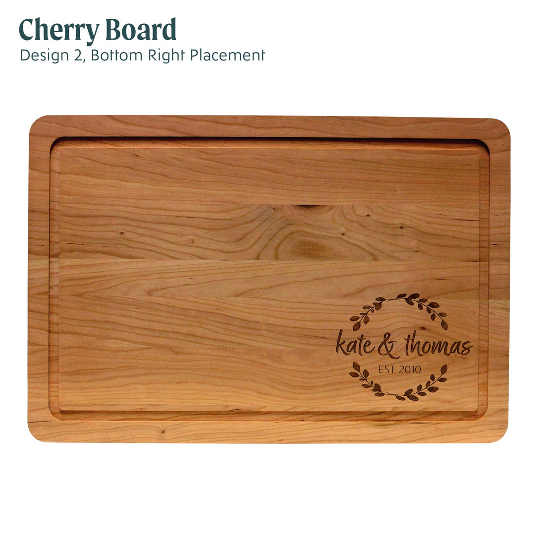 Custom Cherry Cutting Board, 12 in. x 18 in.