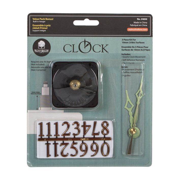 3-Piece Clock Kit - 3/8 in.