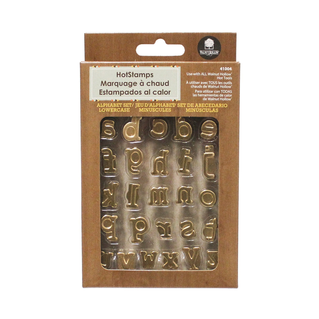 Walnut Hollow Hot Stamps Alphabet Set 26/Pkg-Lower Case 41004 - GettyCrafts