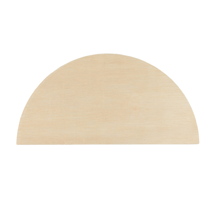 Birch Plywood Half Circle, 7-1/2" x 15"