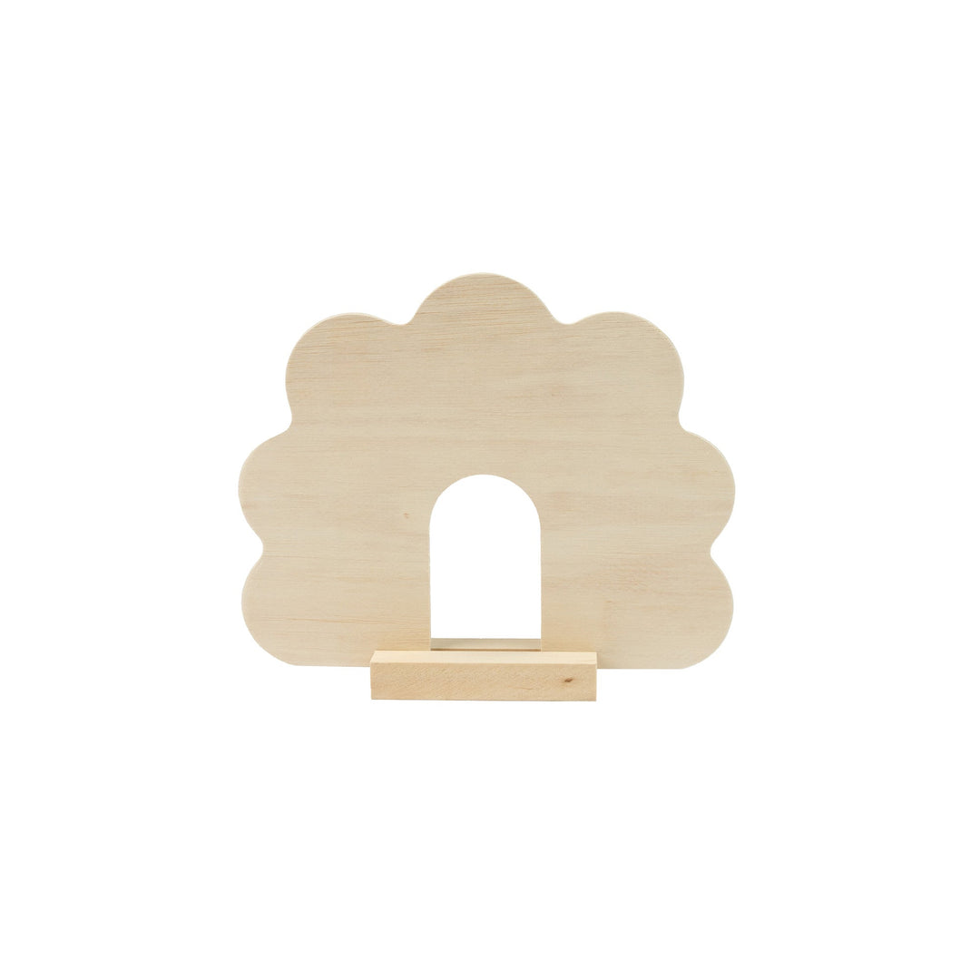 Birch Plywood Arched Cloud, 8" x 10"