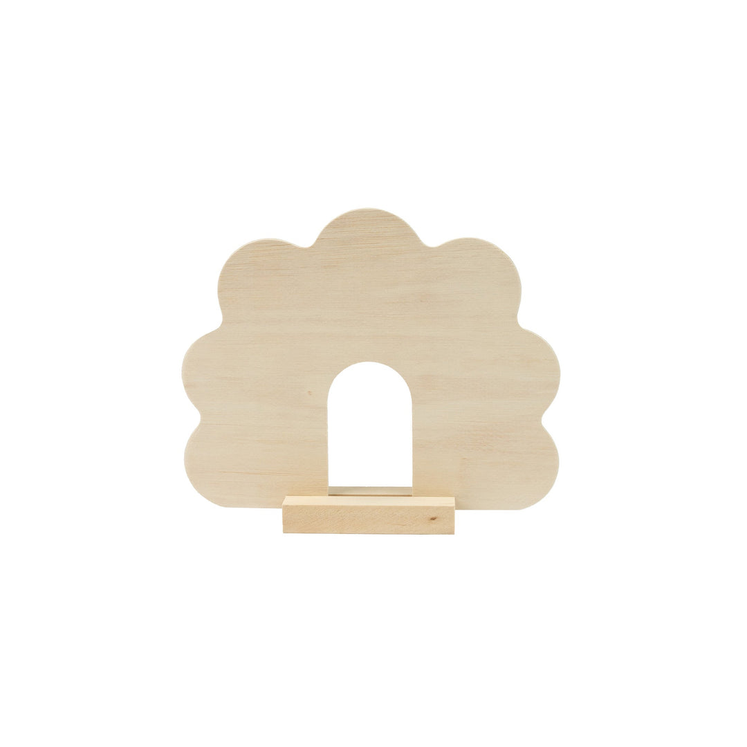 Birch Plywood Arched Cloud, 8 in. x 10 in.