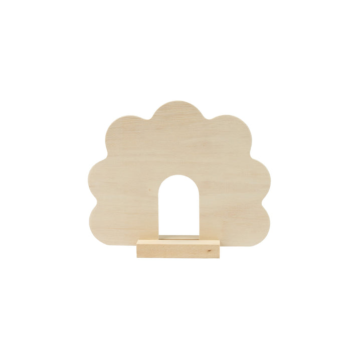 Birch Plywood Arched Cloud, 8 in. x 10 in.