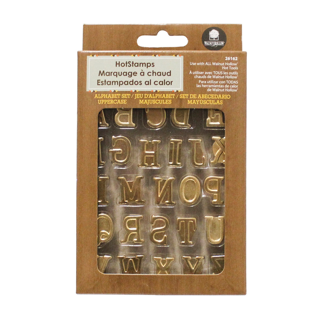 Walnut Hollow Hot Stamps Uppercase Alphabet Set