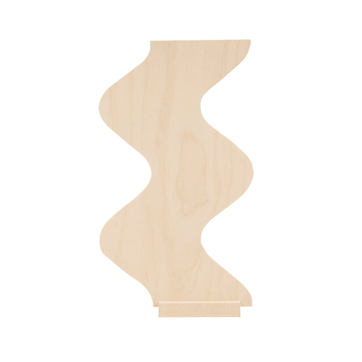 Birch Plywood Wave + Base, 9 in. x 15 in.