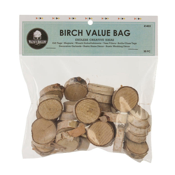 Birch Tag Value Bag - 30 pack