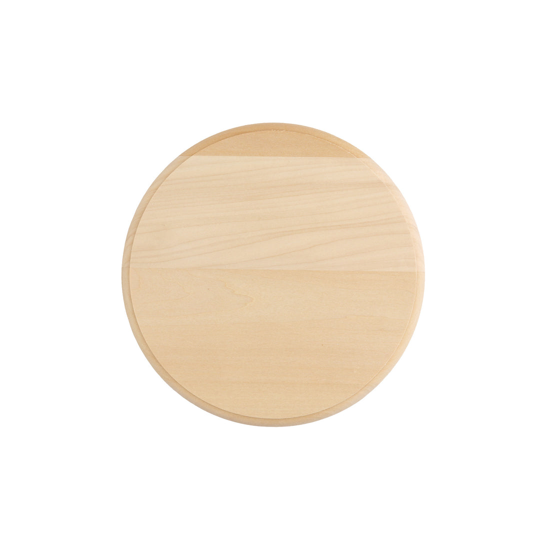 Basswood Circle Plaque, 8 in. x 3/4 in.