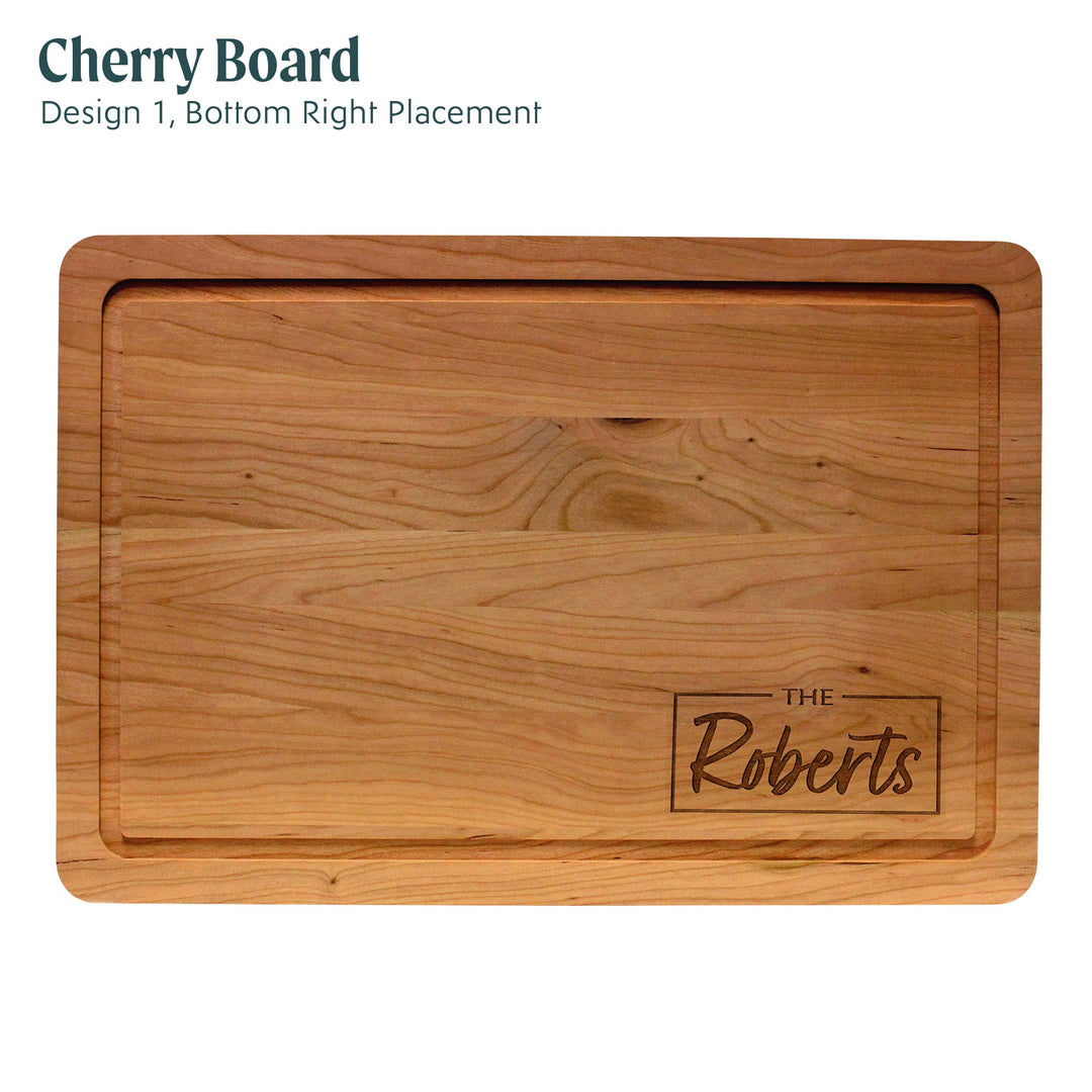 Custom Cherry Cutting Board, 12 in. x 18 in.