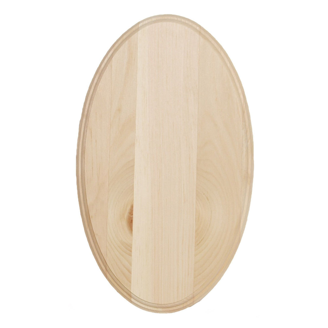 Pine Oval Plaque, 12 in. x 20 in. x 5/8 in.