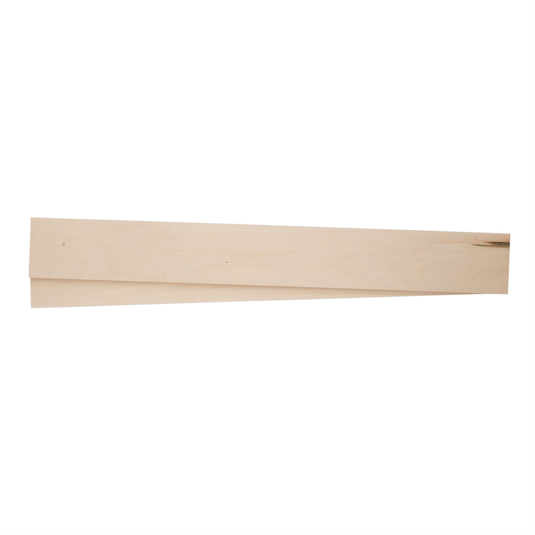 Basswood Board (2-Pack), 3" x 24" x 1/4"