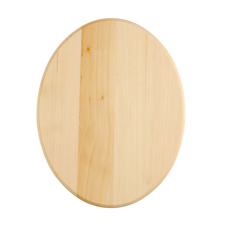 Basswood Oval Plaque, 11 in. x 14 in. x 3/4 in.