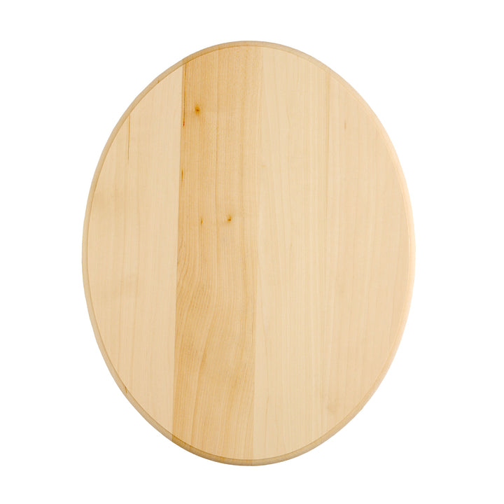 Basswood Oval Plaque, 11" x 14" x 3/4"