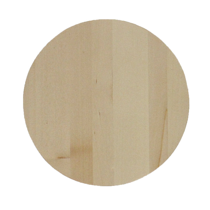 Edge-Glued Basswood Circle, 8" x 3/4"