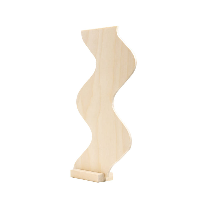 Birch Plywood Wave + Base, 9 in. x 15 in.