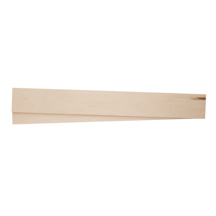 Basswood Board (2-Pack), 3" x 24" x 1/4"