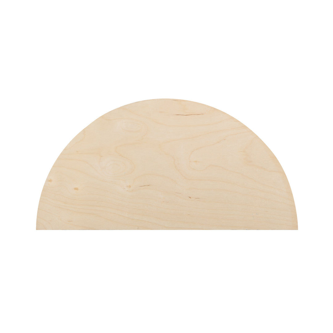 Birch Plywood Half Circle 1/2 in. x 16 in.