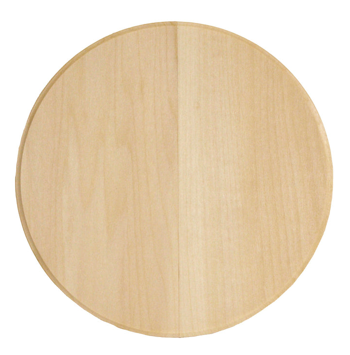 Thin Basswood Circle Plaque, 6" x 5/16"