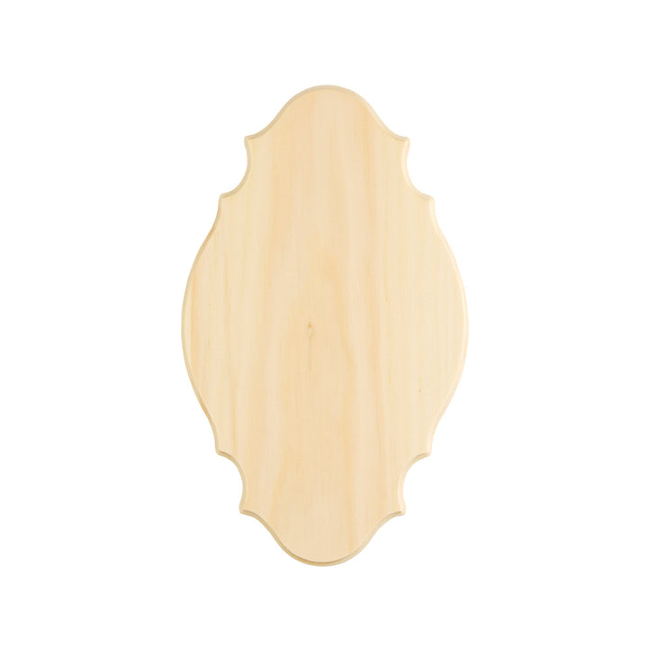 French Provincial Pine Plaque, 6 in. x 10 in. x 5/8 in.