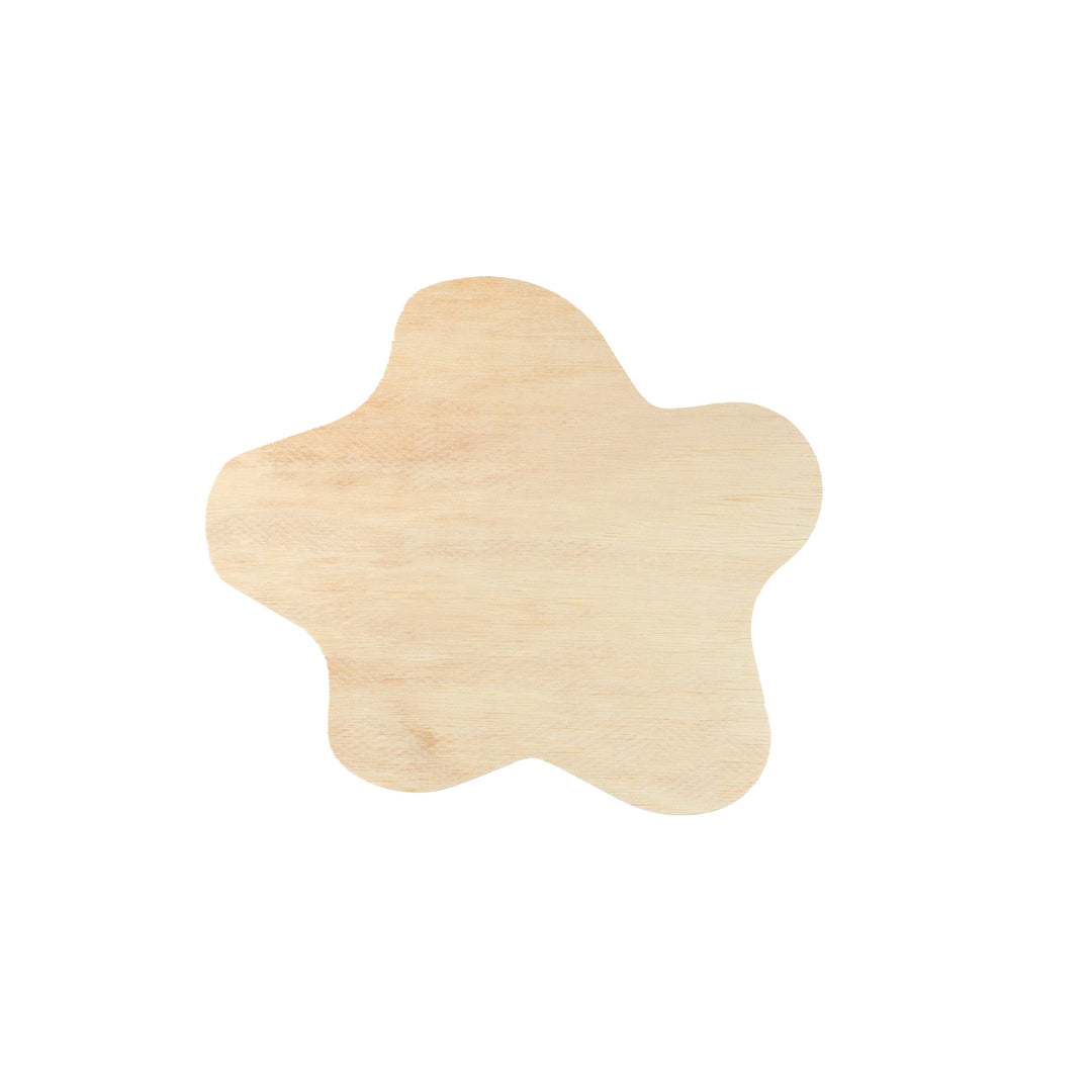 Birch Plywood Retro Flower, 8-1/2" x 10"