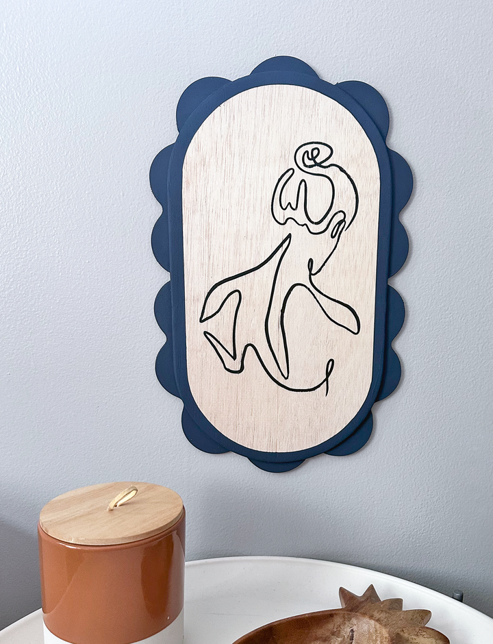 Birch Plywood Cloud, 8" x 10"