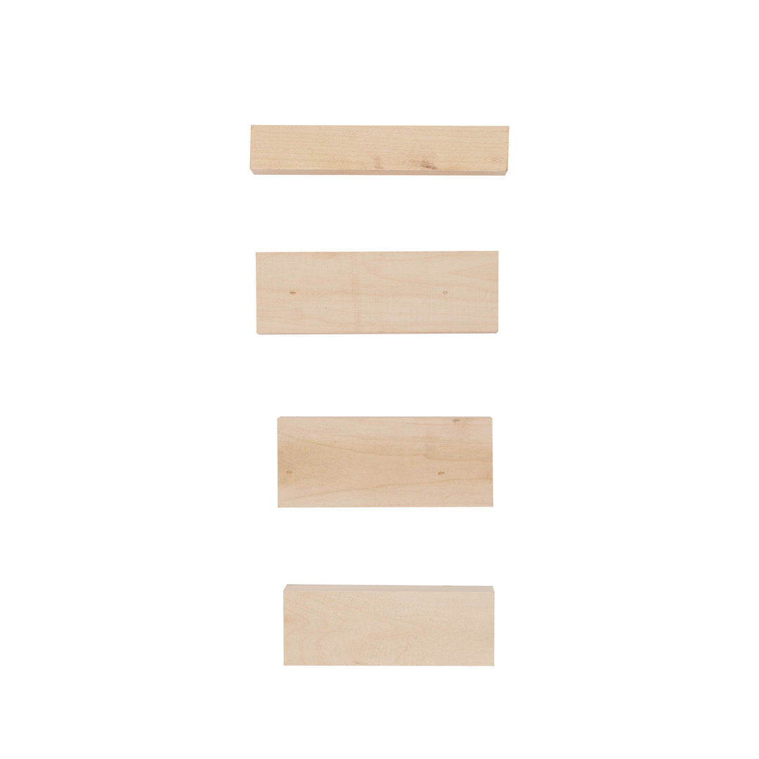 Pack of 3, Basswood Carving Wood Blocks Craft 2 x 3 x 12