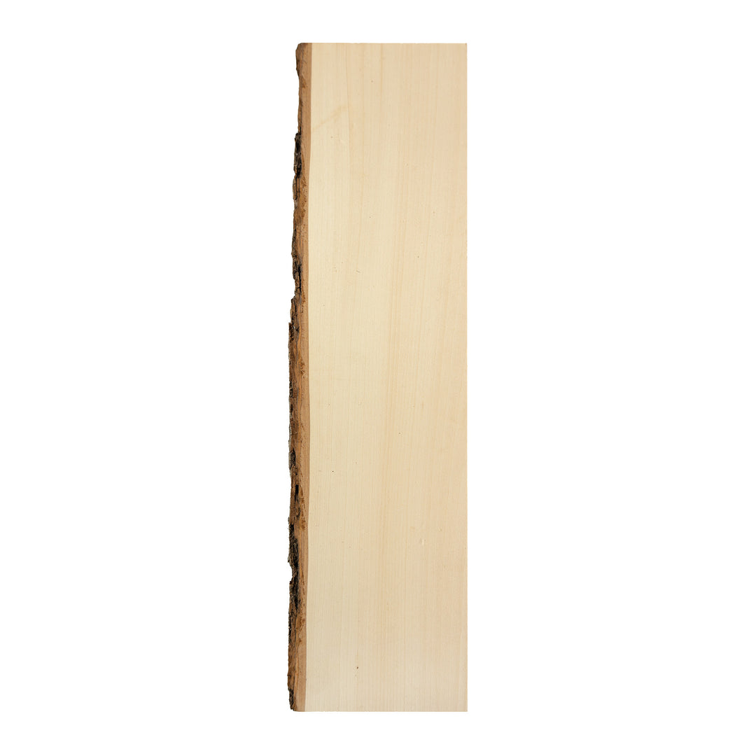 Basswood Live Edge Basswood Board, 5 x 18