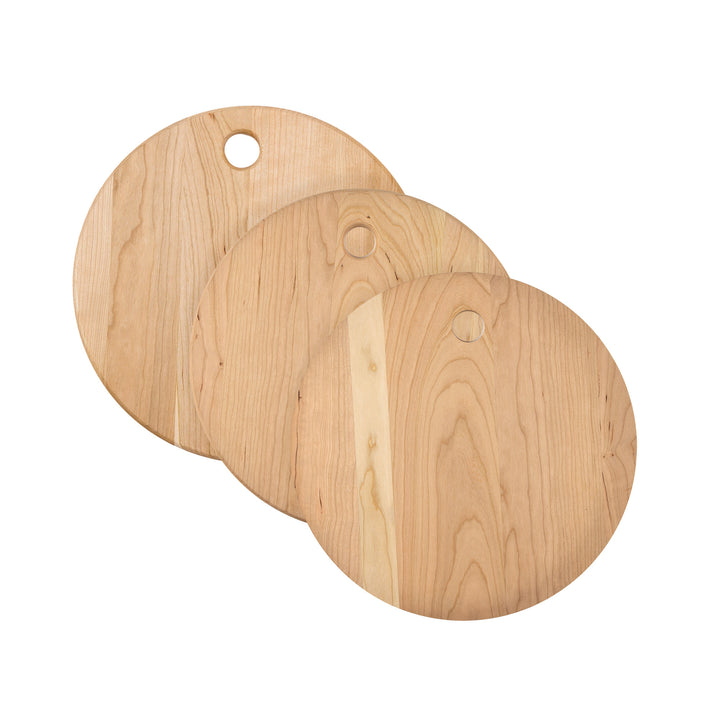 Round Cherry Cutting Board, 13"
