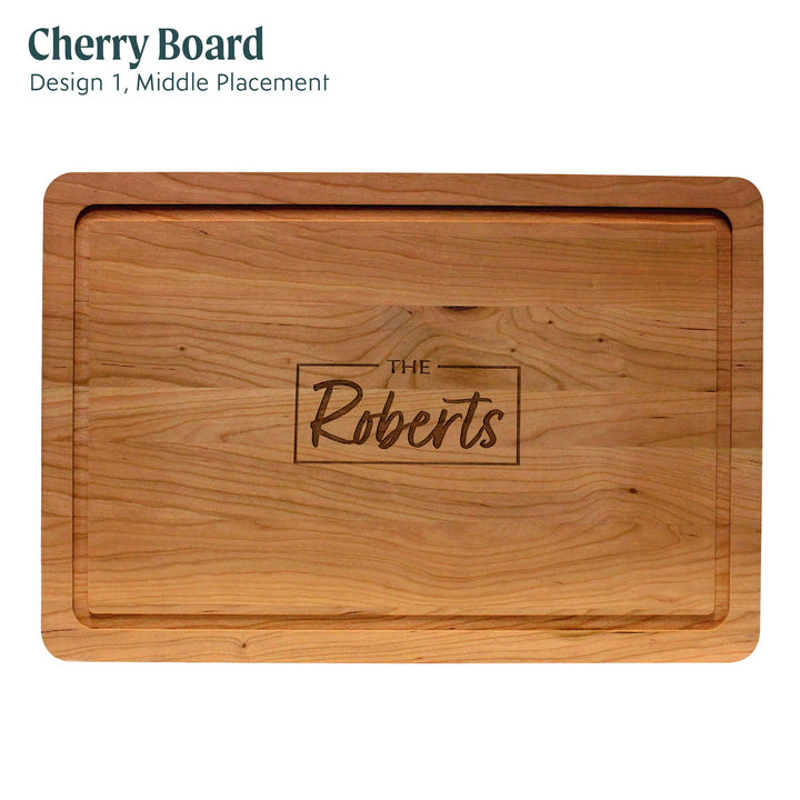 Custom Cherry Cutting Board, 12 in. x 18 in.