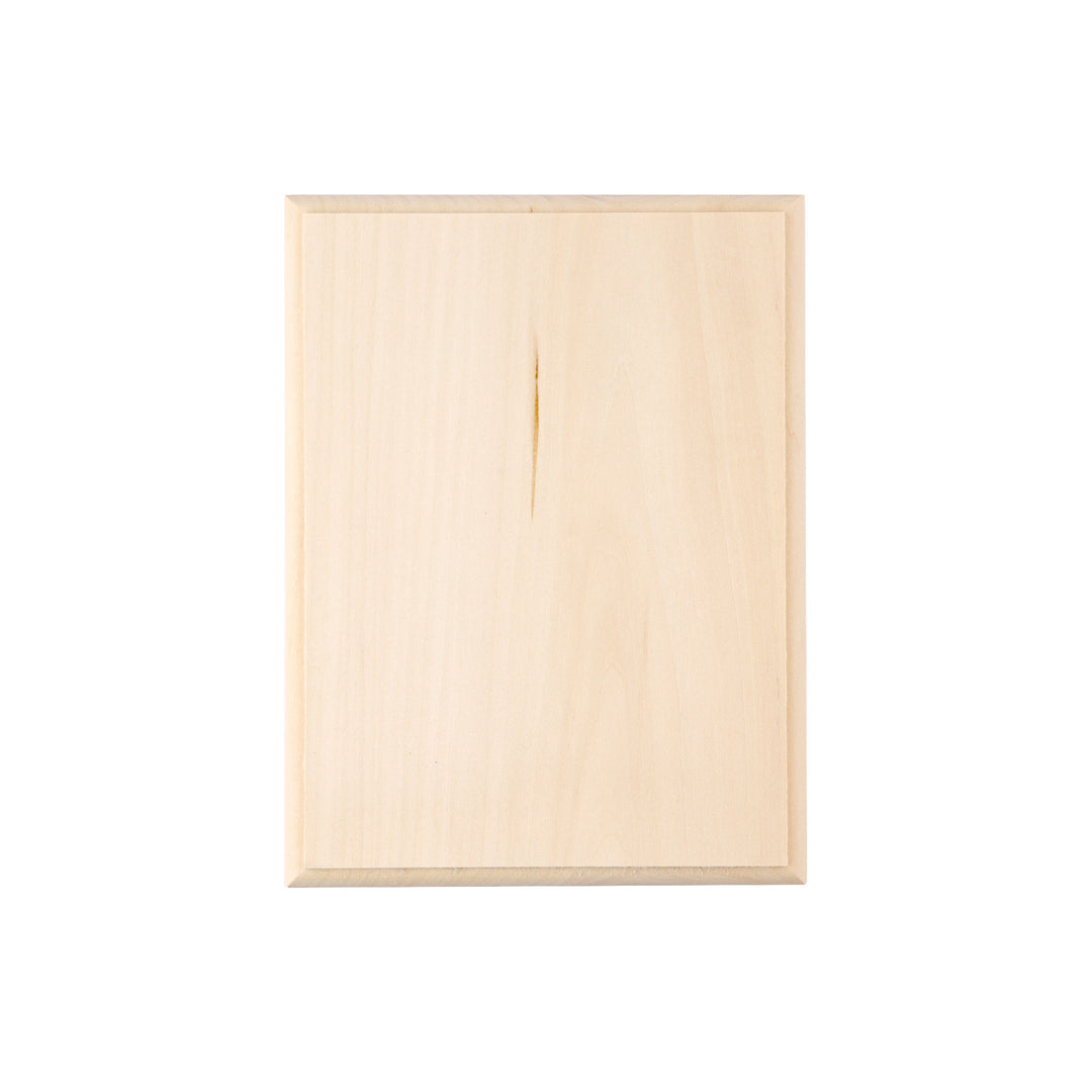 Basswood Plaque, 6 in. x 8 in. x 3/4 in.