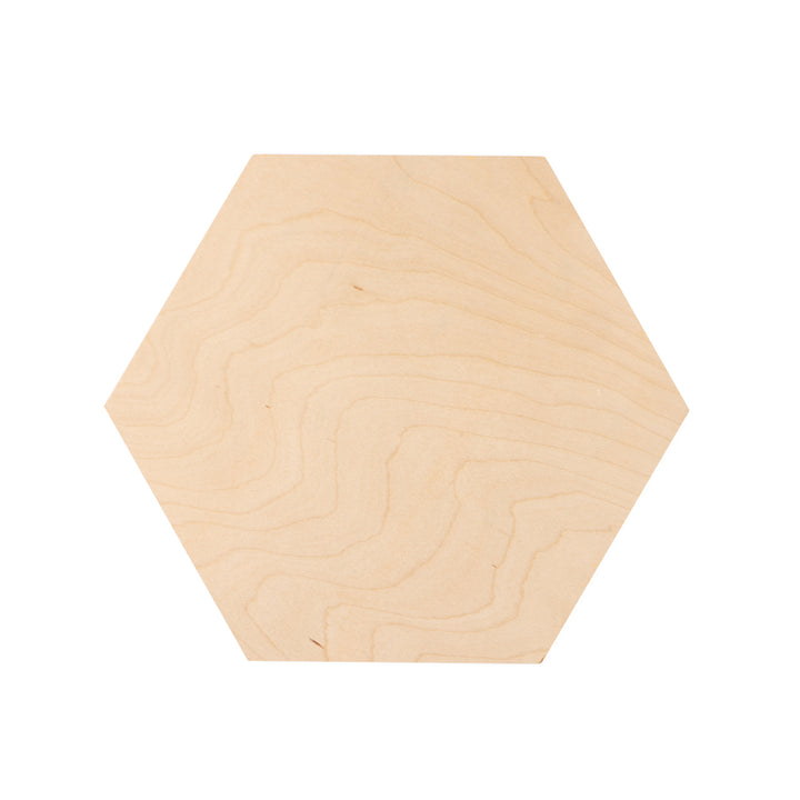 Birch Hexagon, 1/2" X 12"