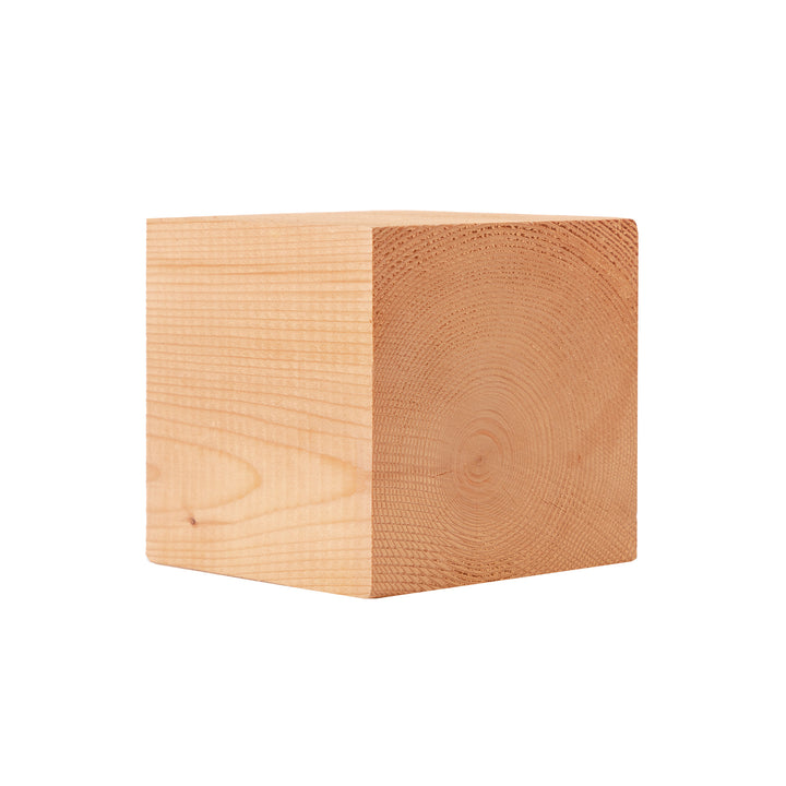 Cedar Cube, 4" x 4" x4"