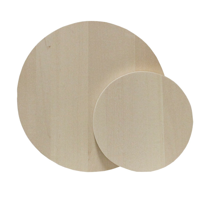 Edge-Glued Basswood Circle, 12" x 3/4"