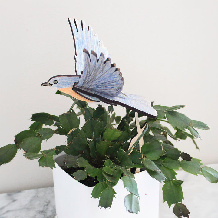 3D Wooden Bird, Bluebird