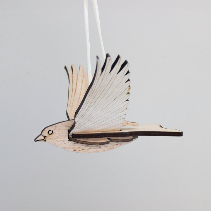 3D Wooden Bird, Finch