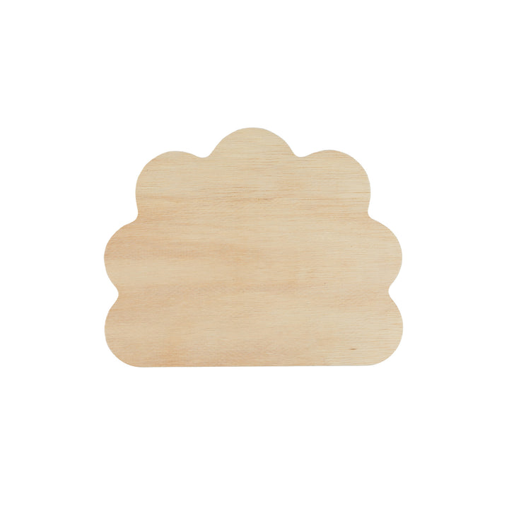 Birch Plywood Cloud, 8" x 10"