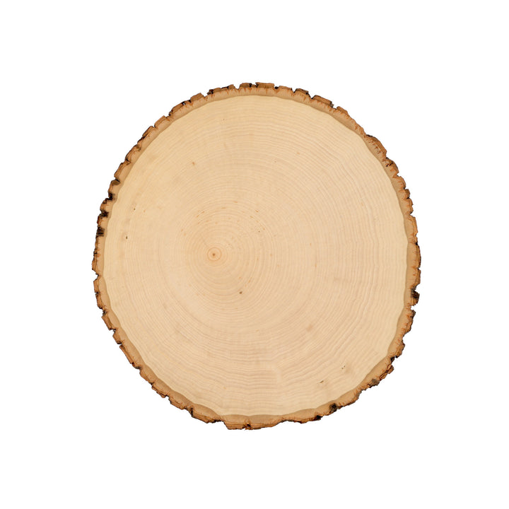 Thick Rustic Basswood Round, 9-11.5" Wide