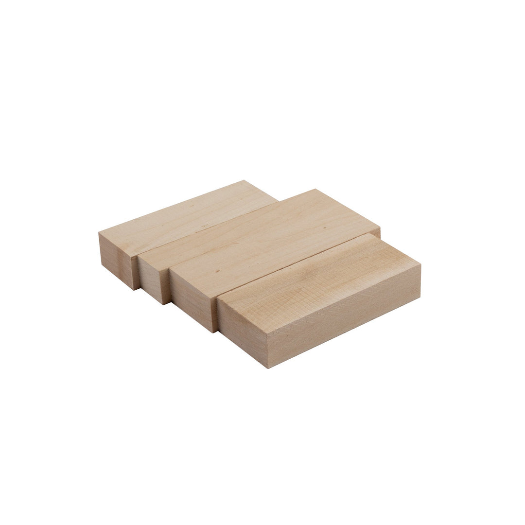 Pack of 3, Basswood Carving Wood Blocks Craft 2 x 3 x 12