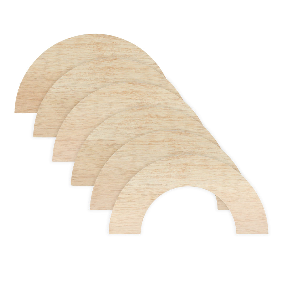 Birch Plywood Wide Arch, 8 in. x 15 in.