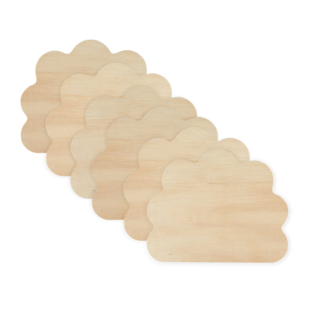Birch Plywood Cloud, 8" x 10"