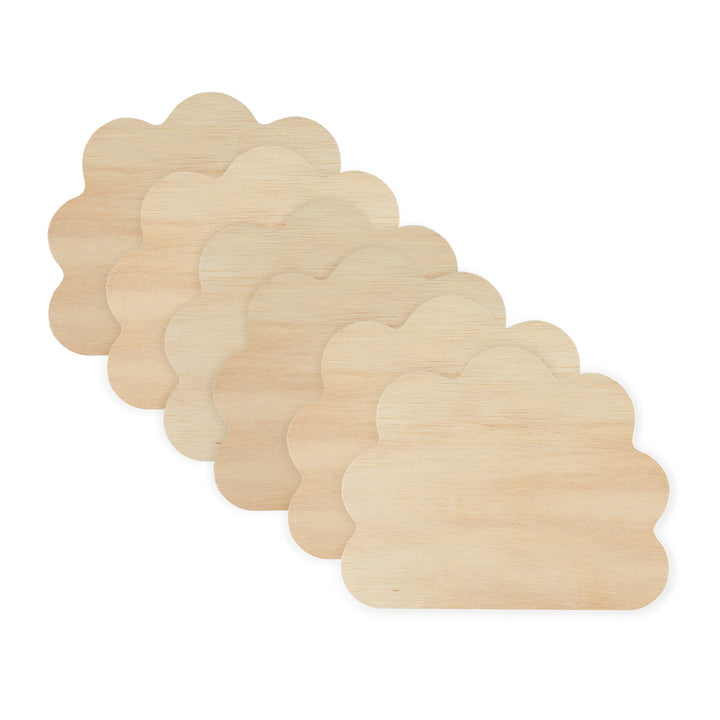 Birch Plywood Cloud, 8" x 10"