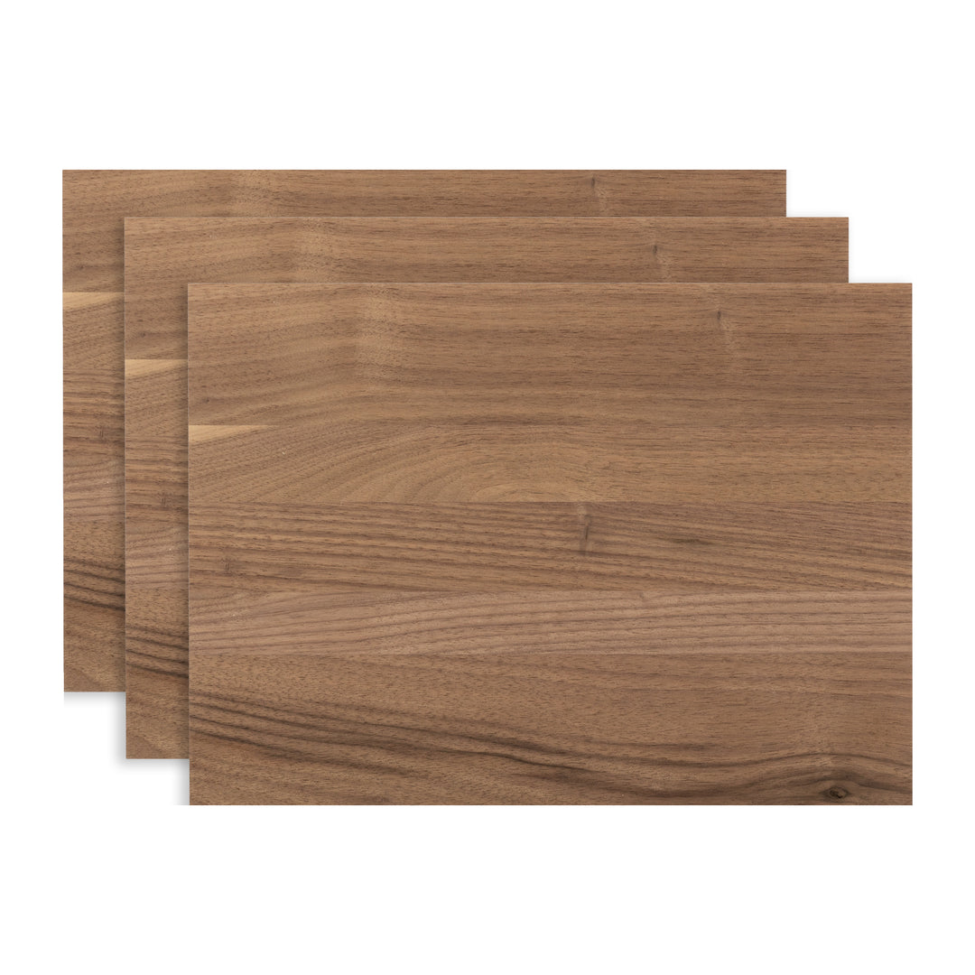 Edge-Glued Walnut, 9" x 12" x 3/4"