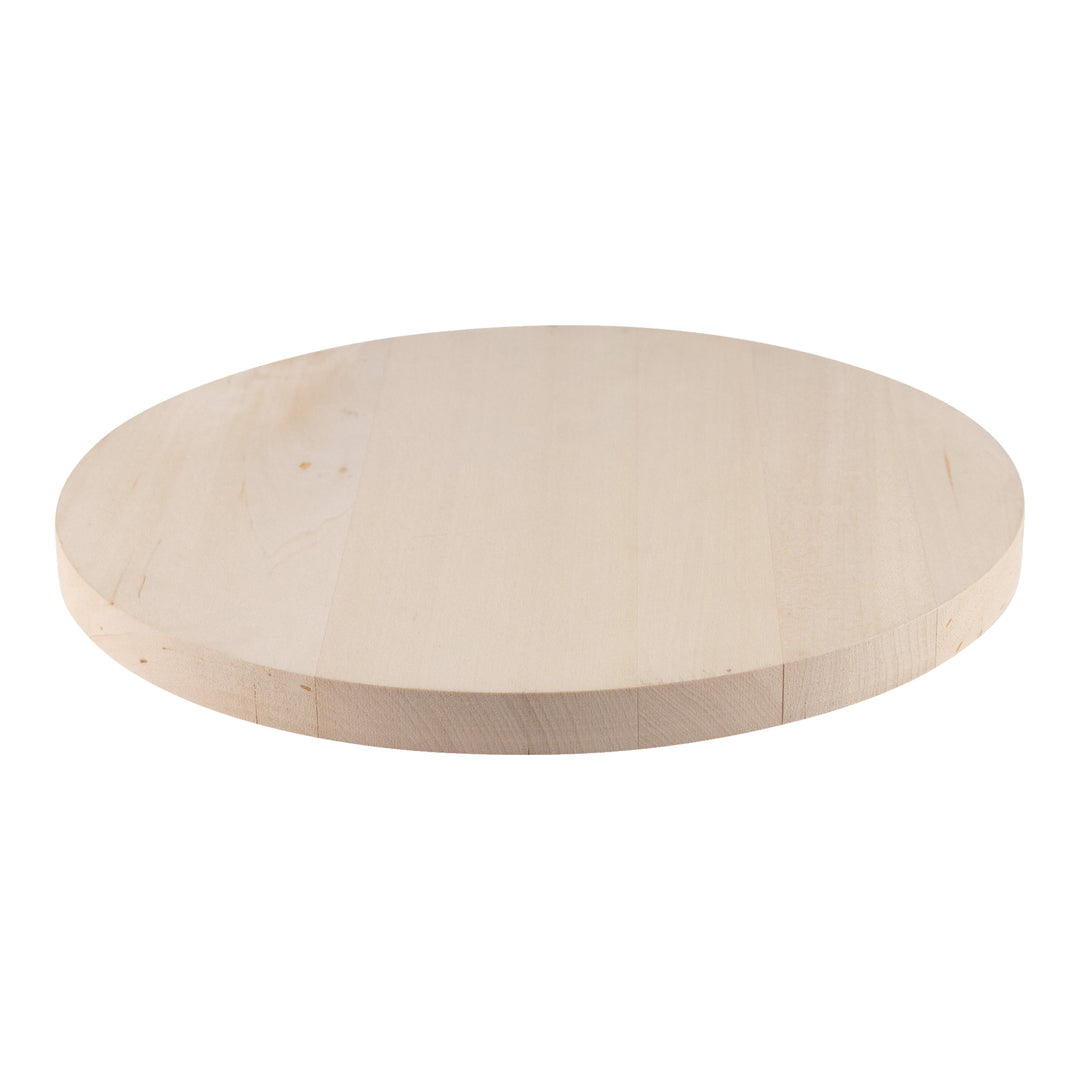 Edge-Glued Basswood Circle, 12" x 3/4"