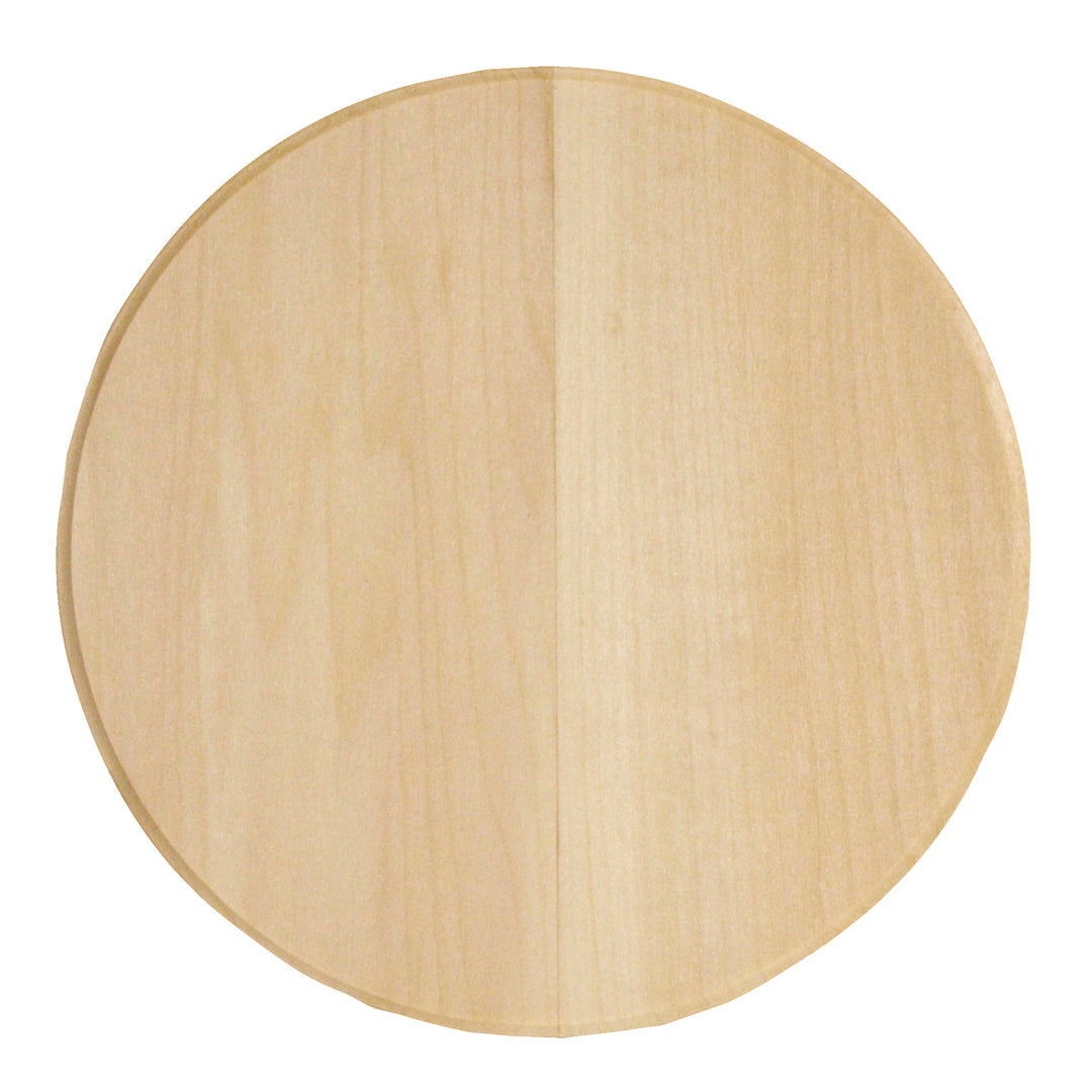 Thin Basswood Circle Plaque, 6" x 5/16"