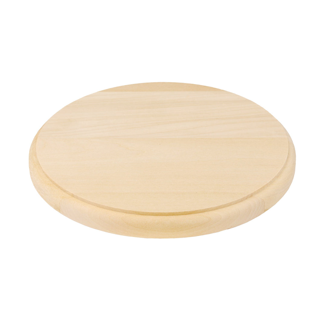 Basswood Circle Plaque, 8" x 3/4"