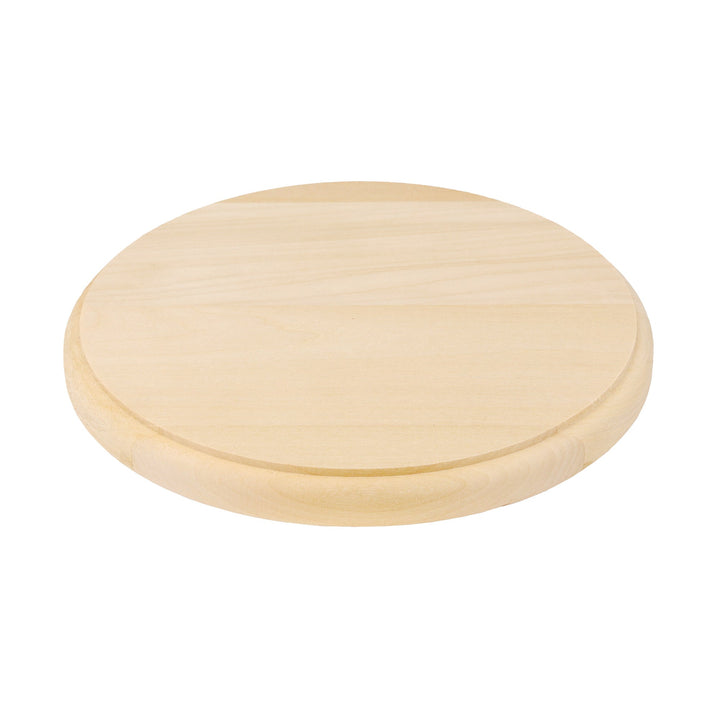 Basswood Circle Plaque, 8" x 3/4"